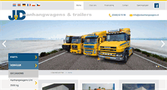 Desktop Screenshot of jvdaanhangwagens.nl